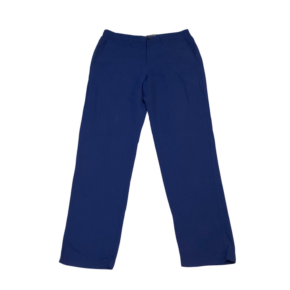 REI Co-op Mens Blue Technical Hiking Pants 34Wx34L(32?)‎ Outdoor Travel Trousers